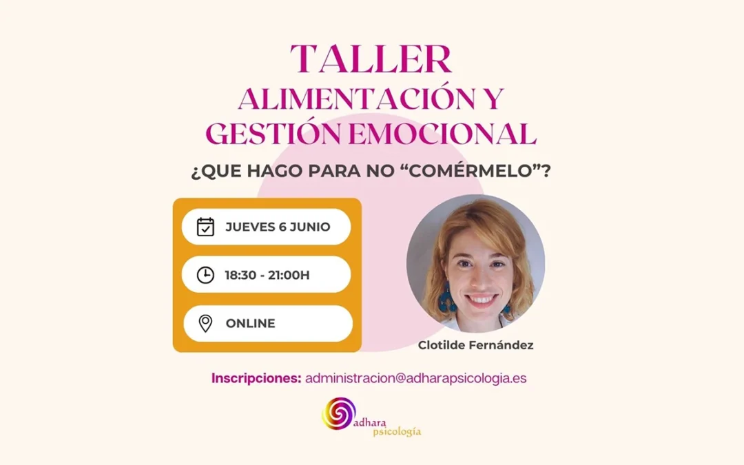 Taller Online: Alimentación y gestión emocional