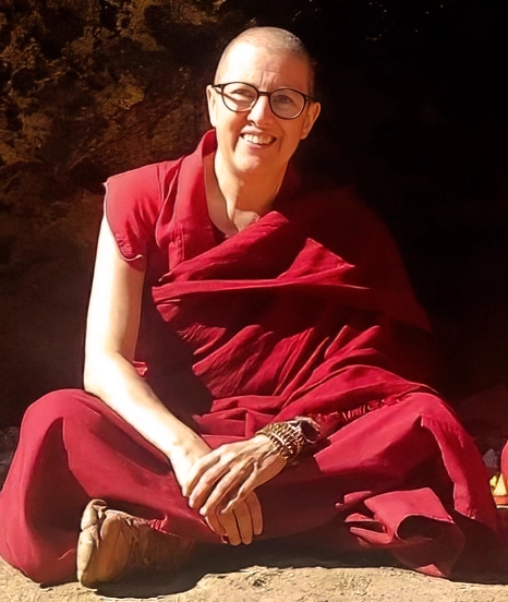 Tenzin Dolkar, monja budista tibetana
